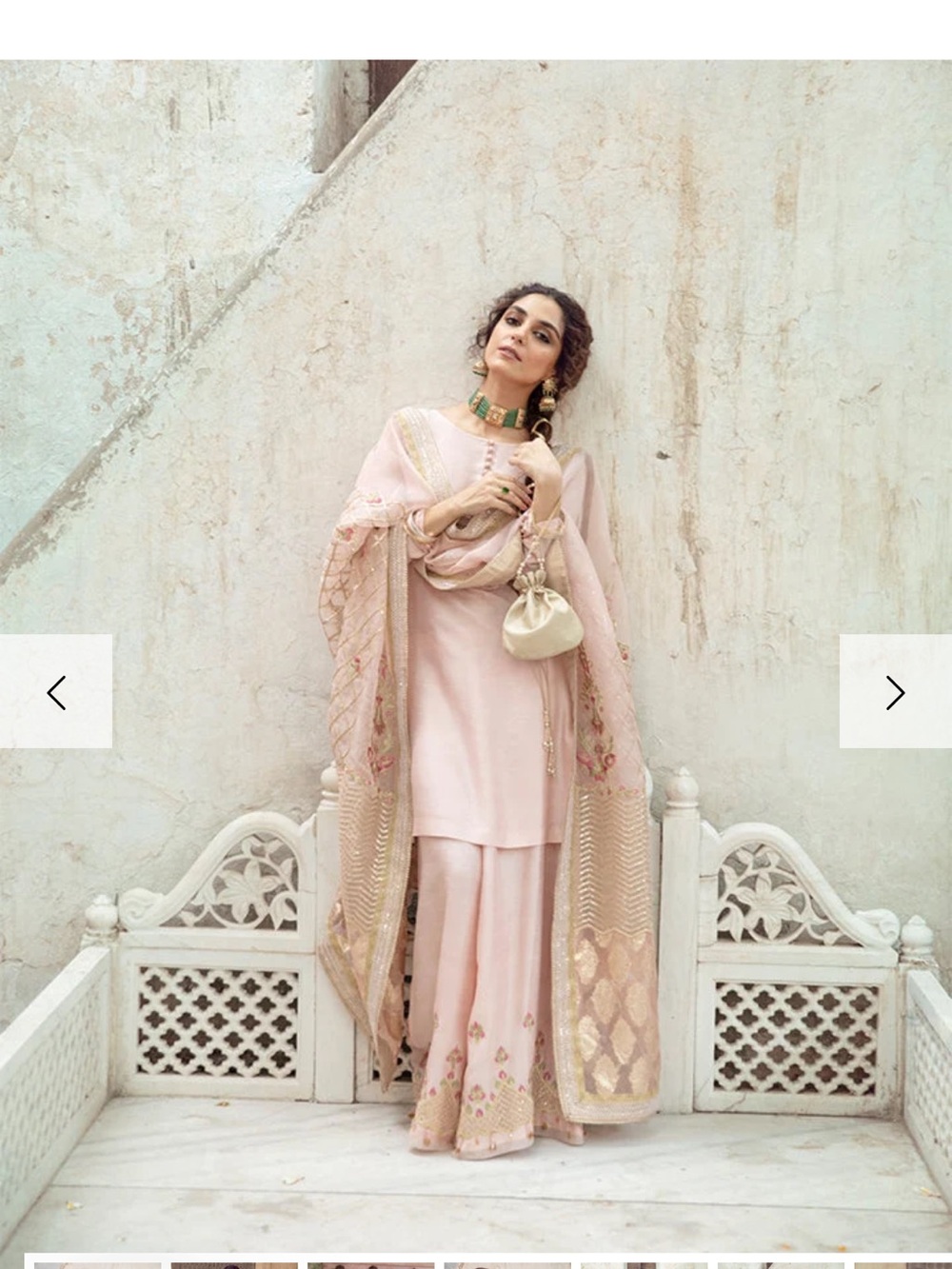 Elegant Pale Pink Embroidered Women’s Dress with Dupatta